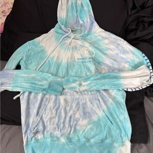 Simply Southern Aqua Tie-Dye Sweatshirt